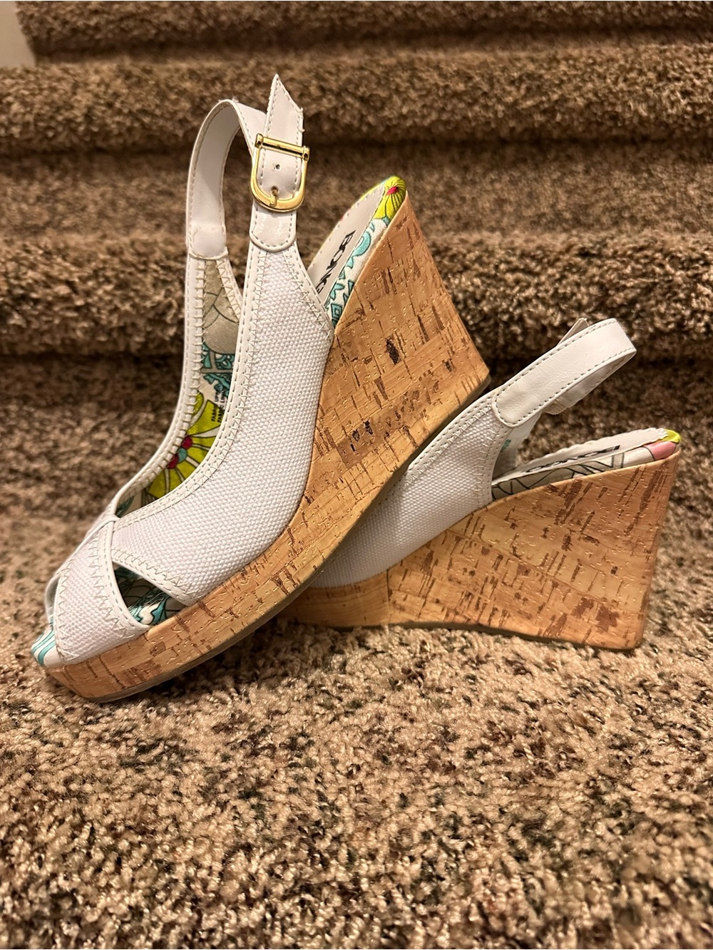 Bongo Peep Toe Wedge